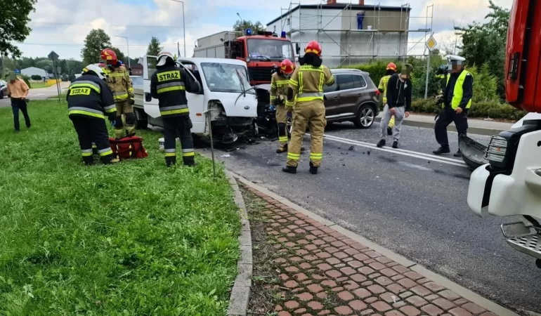 Wypadek w Kobiórze - 07.09.2020