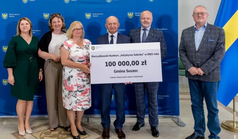 Wręczenie czeków w ramach Marszałkowskiego Konkursu „Inicjatywa Sołecka”