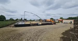 [Co tu powstaje] W Wiśle Wielkiej budują sklep sieci Lewiatan