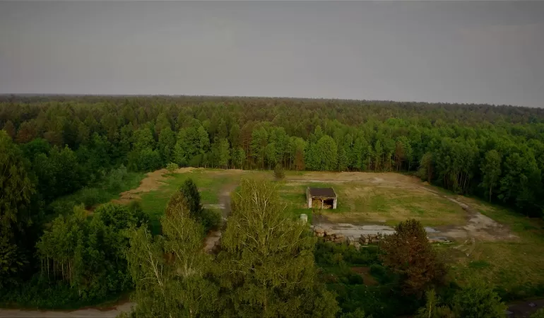 Zdjęcie nad byłą jednostką w Czarkowie