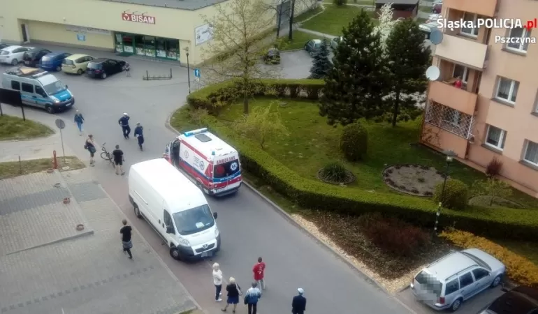 Piastów, kierowca zasłabł