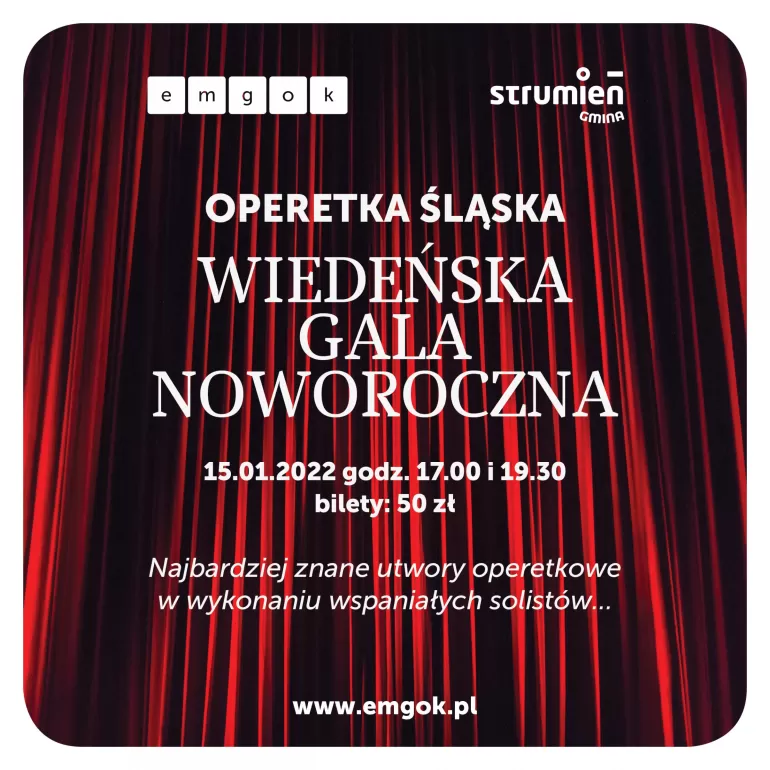 Wiedeńska Gala Noworoczna w Strumieniu!
