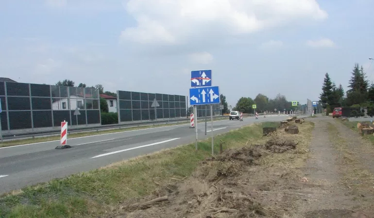 Pawłowice, DK81, Wiślanka, ekrany, droga