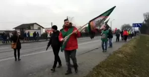 Kolejna pikieta pracowników kopalni Krupiński w Suszcu