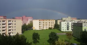 Tęcza na Piastów