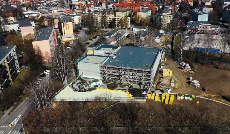 Nowe informacje z budowy Pszczyńskiego Centrum Kultury