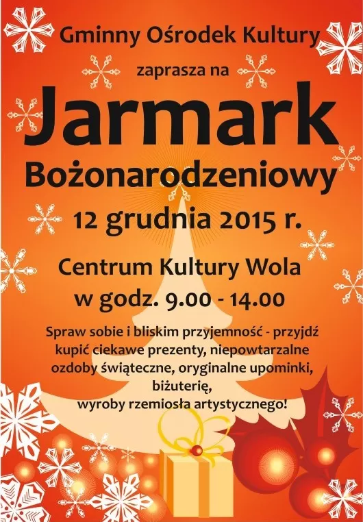 Jarmark Bożonarodzeniowy w Woli