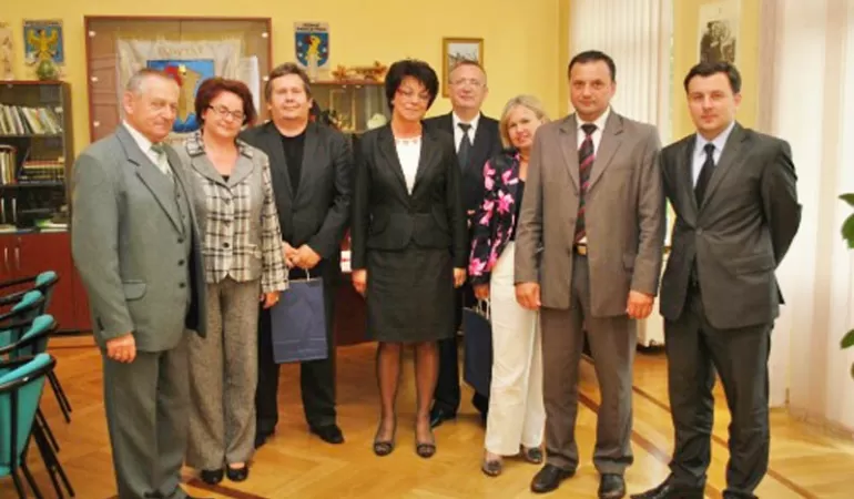 Spotkanie Starosty Pszczyńskiego ze Starostą Łaski