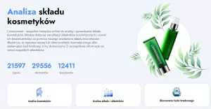 analiza składu kosmetyków