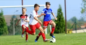 Młodzicy młodsi: LKS Łąka - Iskra 28.04.2018