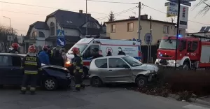 kolizja, wypadek, dobrawy, słoneczna