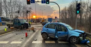 Kolizja na obwodnicy - 19.03.2021