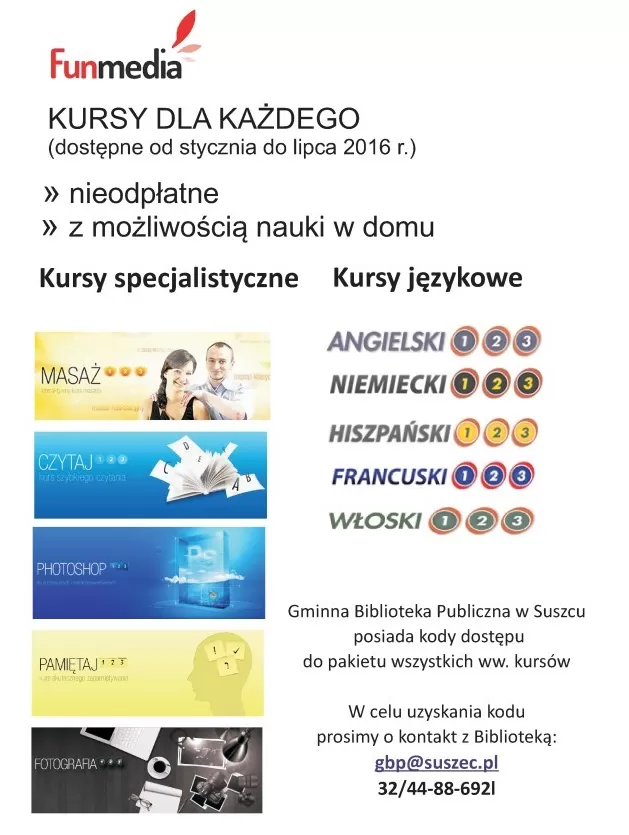 Kursy komputerowe w Suszcu