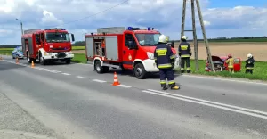 Kolizja w Miedźnej - 8.05.2021