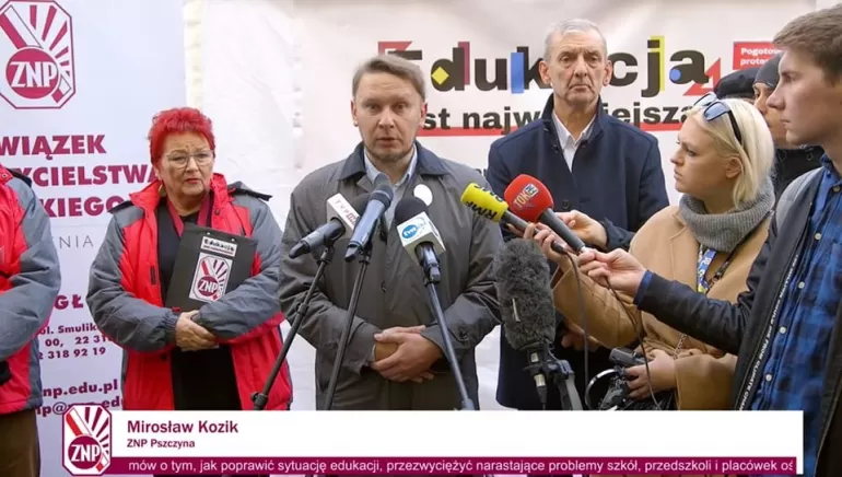Nauczyciel z Pszczyny w akcji przeciwko Lex Czarnek