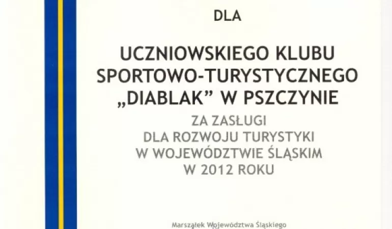 Diablak, dyplom