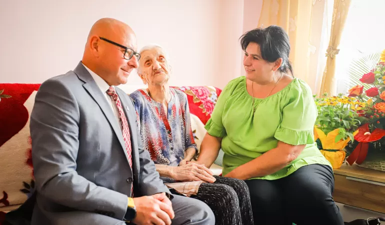 101. urodziny pani Franciszki Witek ze Studzienic