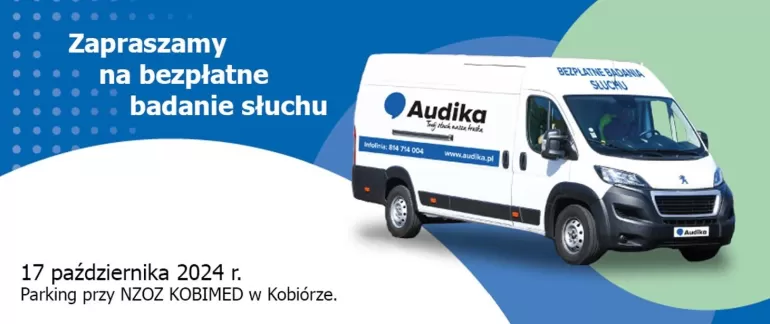 Bezpłatne badanie słuchu w Kobiórze. Przyjedzie Audikabus