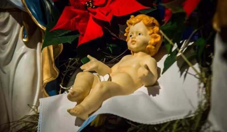 stajenka, szopka bożonarodzeniowa w kościele pw. wszystkich świętych