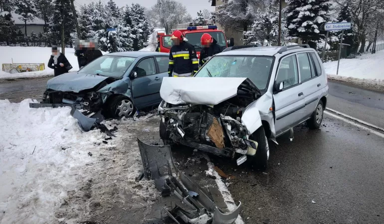 Wypadek w Pawłowicach - 4.02.2019