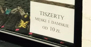 Tiszerty, sklep Piastowska, Pszczyna