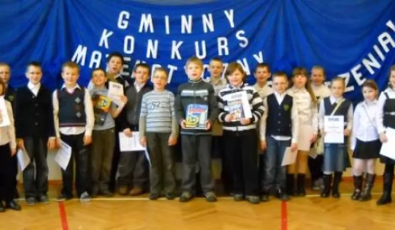Konkurs matematyczny w Krzyżowicach