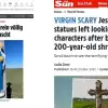 [FOTO] "Jak postacie z kreskówki "Simpsonowie". O kapliczce w Studzionce głośno na świecie