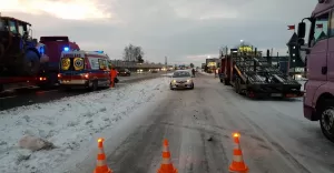 Potrącenie przy ul. Bielskiej - 8.01.2019