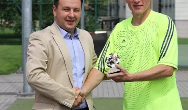 Andrzej Klima - najlepszy bramkarz turnieju