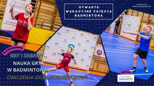 wakacyjne zajęcia badminton