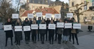 [WIDEO] Przedsiębiorcy z Pszczyny protestowali przed Sejmem