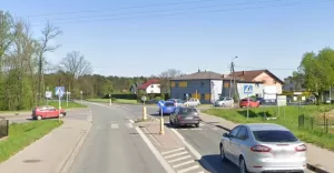 Skrzyżowanie Pszczyńskiej, Ogrodowej i Wyzwolenia w Suszcu