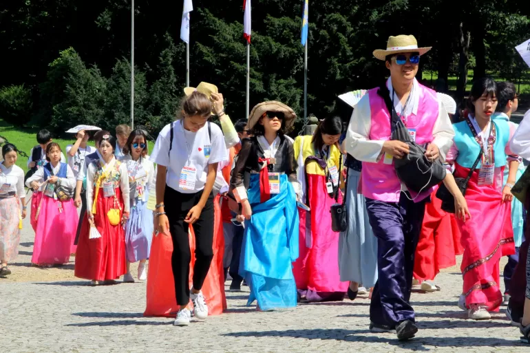korea, śdm, pielgrzymi, zamek, pszczyna
