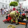 [ZDJĘCIA] Piknik Rodzinny "Bezpieczny powiat": w angażujący sposób o bezpieczeństwie