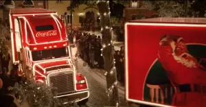 świąteczna ciężarówka coca cola