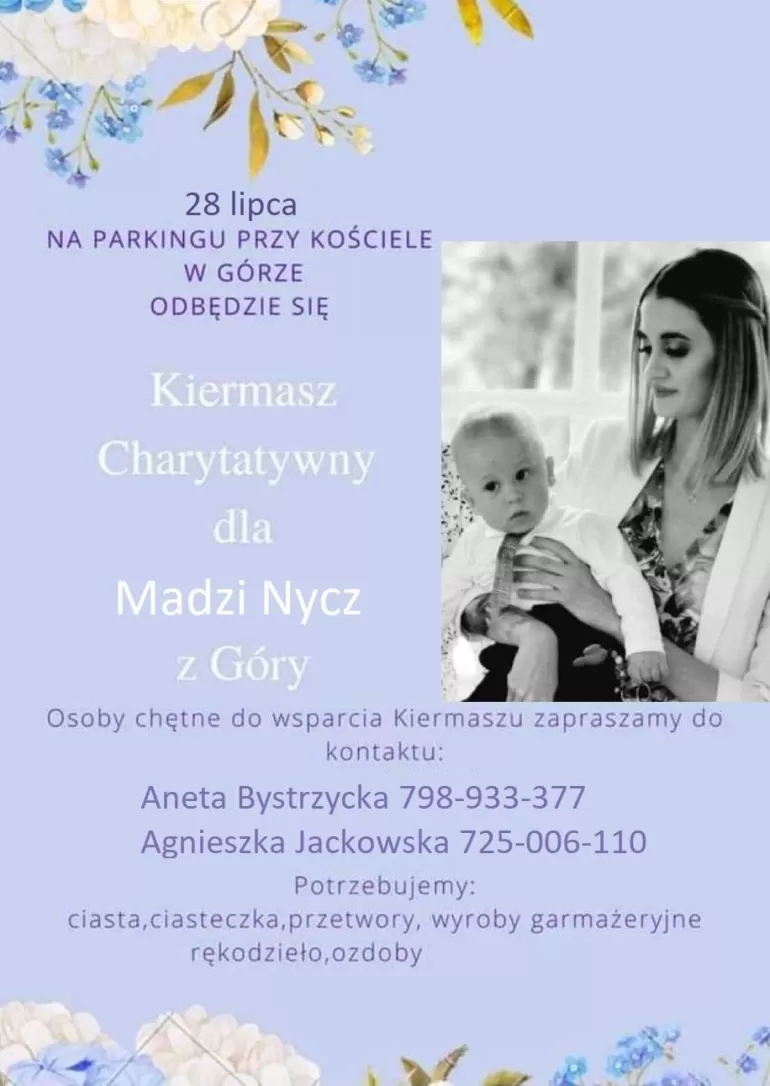 Kiermasz charytatywny dla małej Madzi