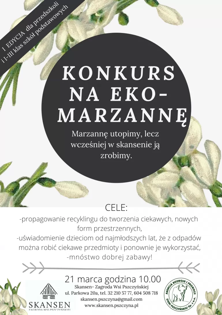 "Marzannę utopimy, lecz wcześniej w skansenie ją z