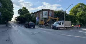 Ulica Dworcowa w Pszczynie