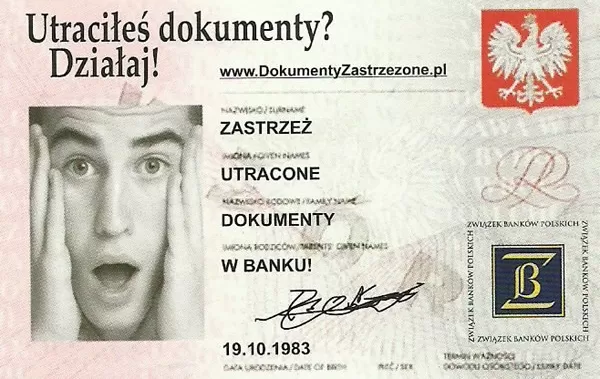 dokumenty zastrzeżone