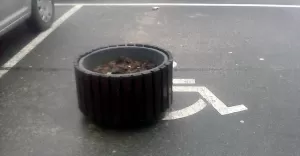 Parking, Plac Targowy, niepełnosprawny