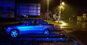 Wypadek na przejeździe kolejowym
