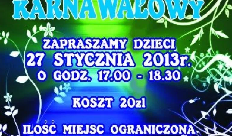 Bal Karnawałowy w Dobrym Starcie