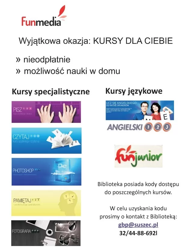 Kursy komputerowe w Suszcu