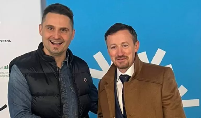 Damian Wiśniewski spotkał się z Adamem Małyszem