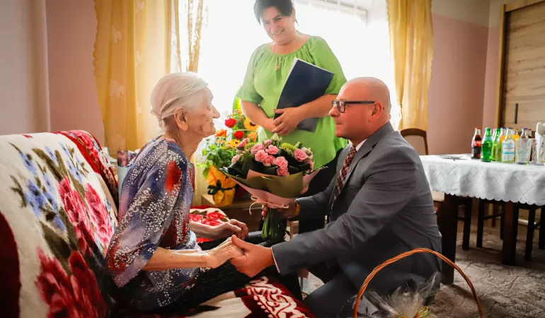101. urodziny pani Franciszki Witek ze Studzienic