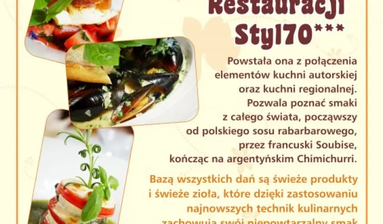 styl70 - nowa karta menu