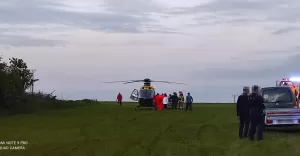 Wypadek motolotni w Łące - 1.06.2021