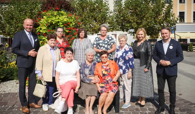 Jubilaci na spotkaniu urodzinowym w Pszczyniance