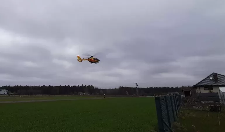 Interwencja służb ratunkowych w Studzienicach - 22.04.2022