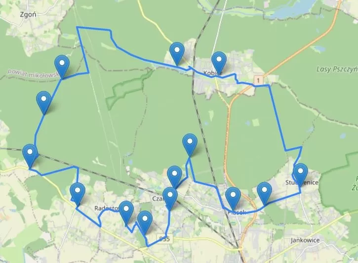 Trasa czerwona - Czarków